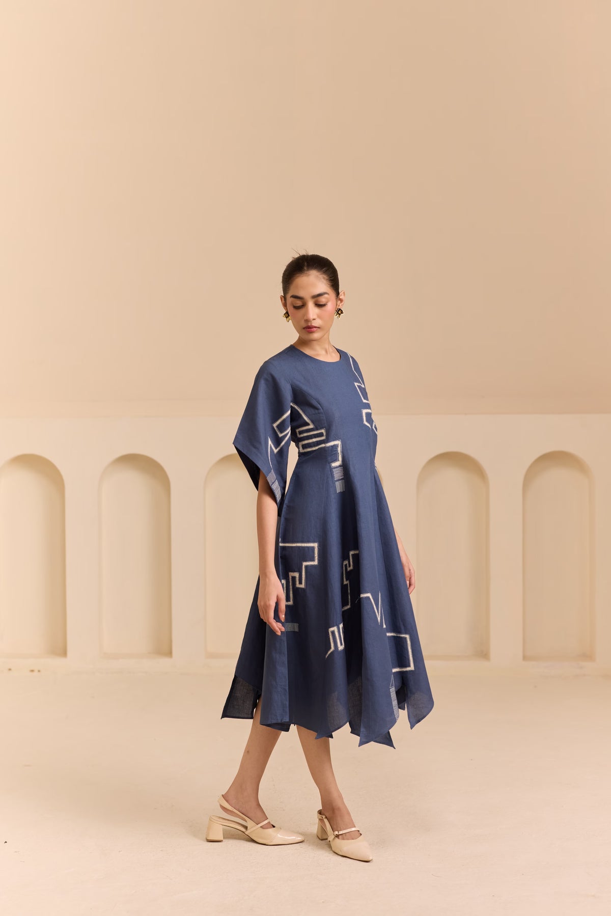 Five Degree Shift Remnant Flare Dress