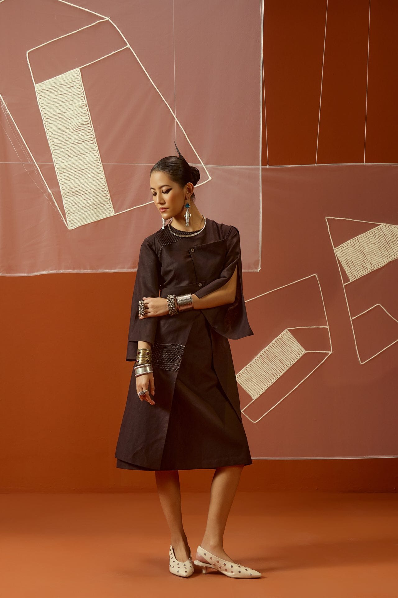 Five Degree Shift Kiln Grain Dress