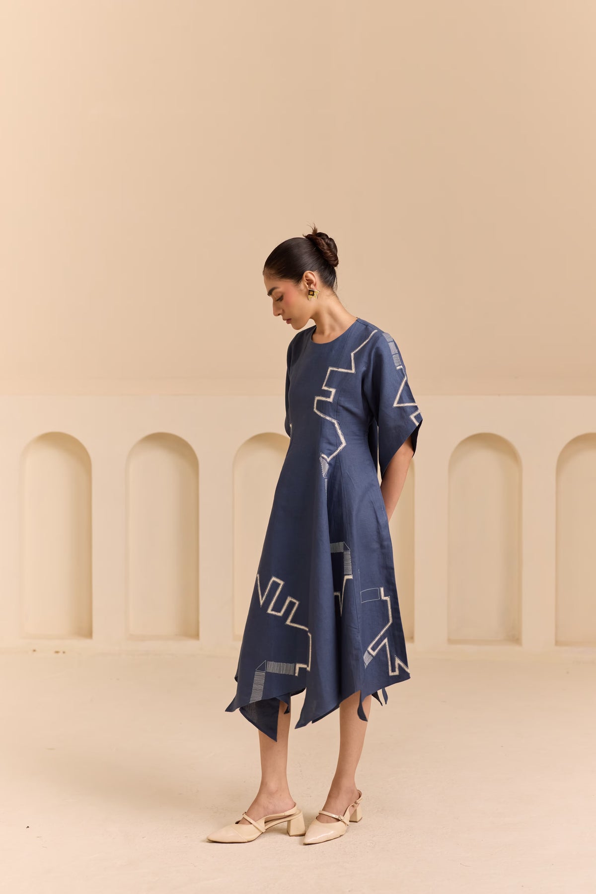 Five Degree Shift Remnant Flare Dress