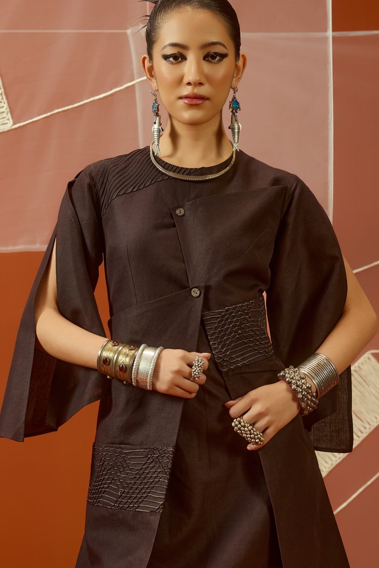 Five Degree Shift Kiln Grain Dress