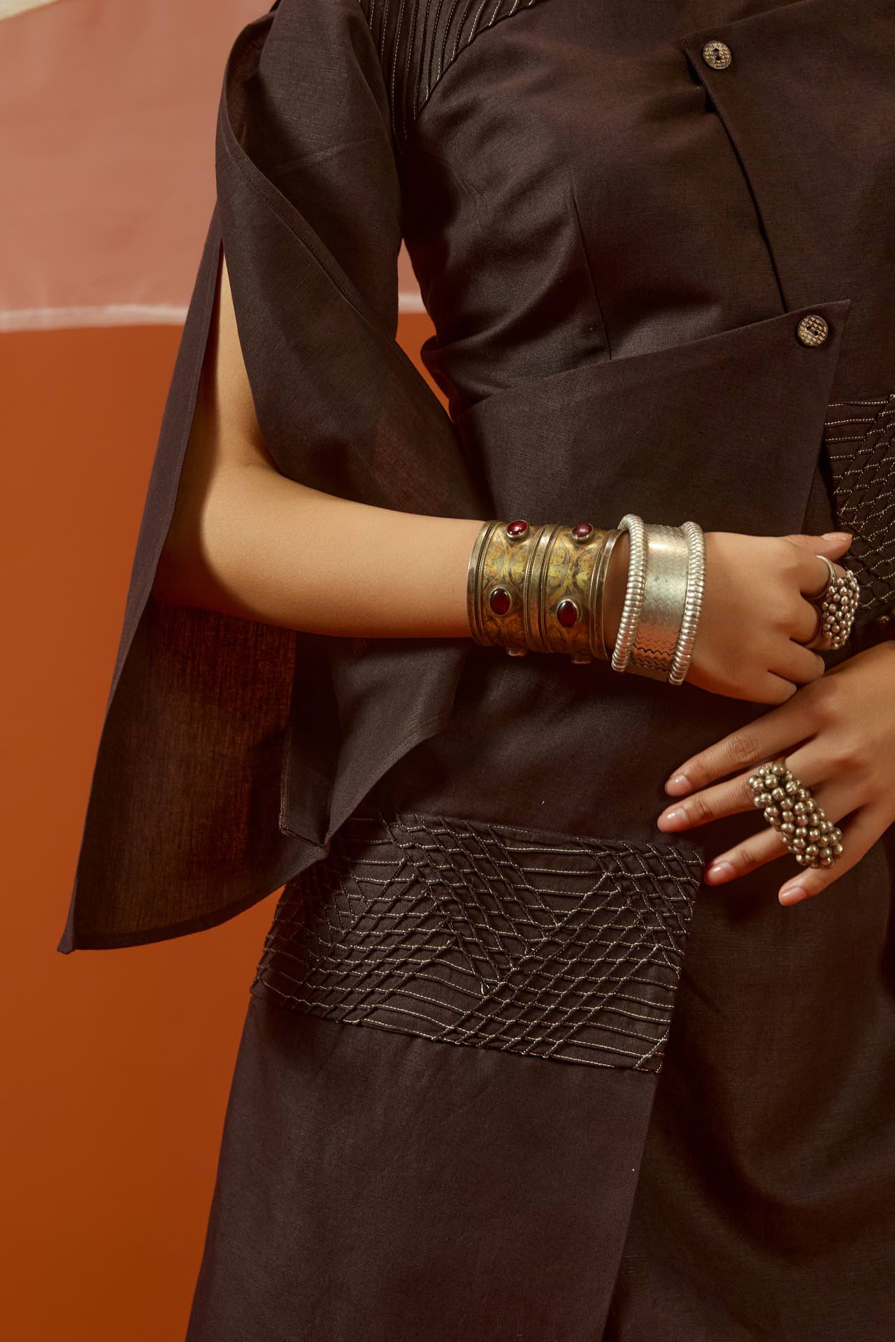 Five Degree Shift Kiln Grain Dress