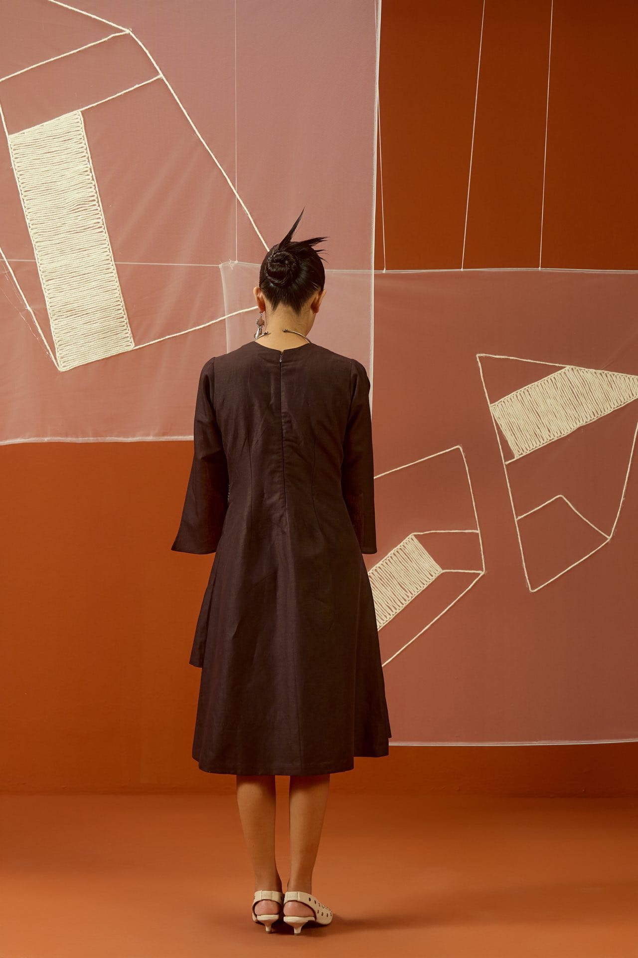 Five Degree Shift Kiln Grain Dress