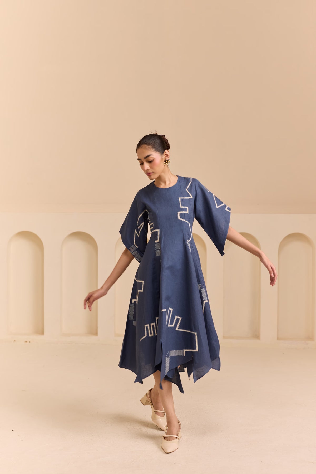 Five Degree Shift Remnant Flare Dress